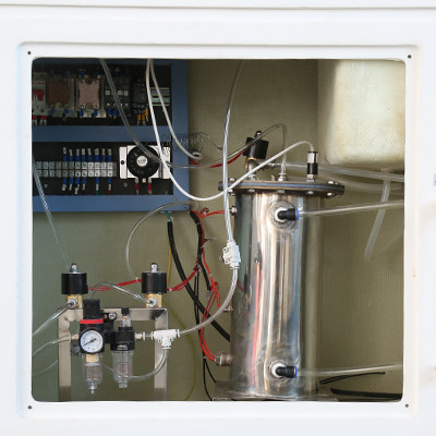 Cabine de pulverizador contínua de sal da câmara climática do teste de corrosão do pulverizador de sal da fibra de vidro